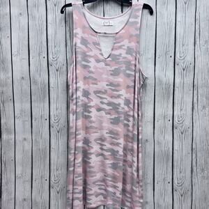 Maurices 24/7 Camo Keyhole Dress Size XXLarge